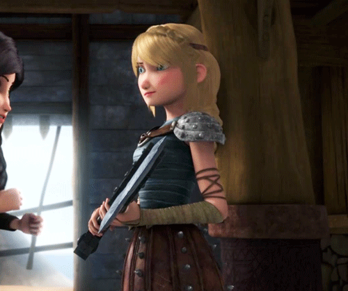 httyd-graphics:  Heather the ultimate Hiccstrid shipper.