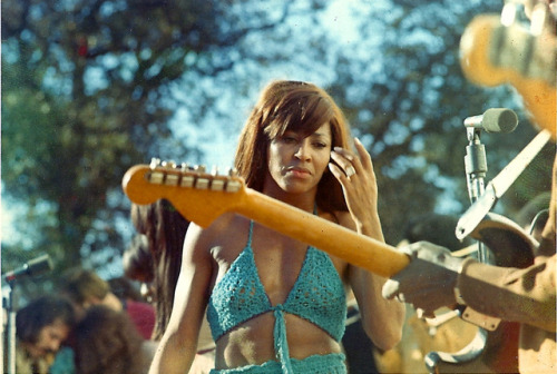 Tina Turner at the Lake Amador Gold Rush Festival    1969
