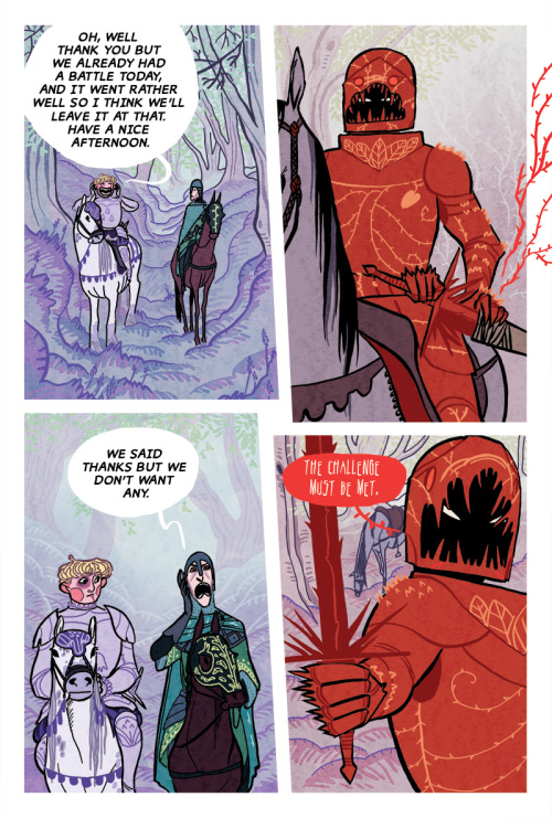 I made a queer arthurian comic! I’m super proud of it! You can get it, plus three other incredible b