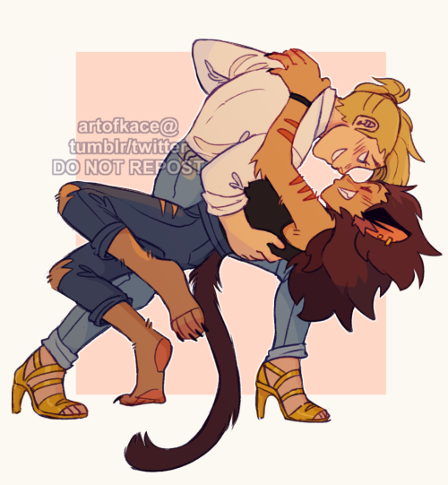 artofkace:    let’s dance! (catradora for a ko-fi request - they’re in love idk what to tell u)   