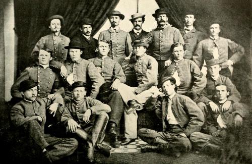 Men of the 43rd Battalion, 1st Virginia Cavalry AKA Mosby’s RangersColonel John Singleton Mosby is s