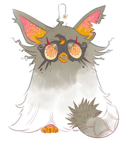 theveryworstthing: furbies from patreon. these critters are the result of some combined november req