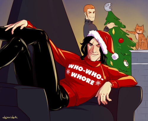 dejavidetc:Merry Christmas everyone!Hux: - Ho - Ho - Horny!