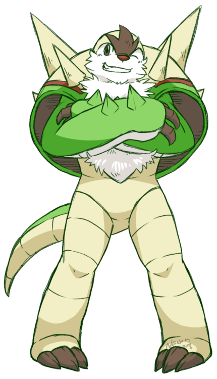 XXX naoren:  I love my Chesnaught~ I like to photo