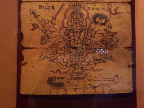 Goddess, An illustration from a Tantric text, Patan Museum, Nepal