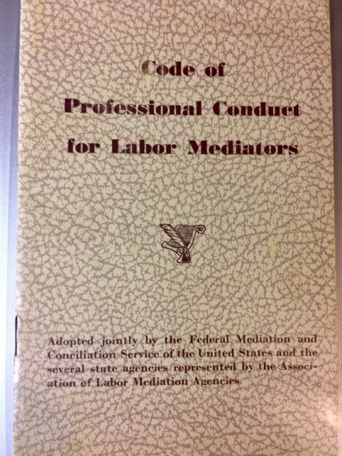 A Mediator Code of EthicsThe Federal Mediation and Conciliation Service (FMCS) has mediators working