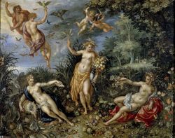 v-ersacrum:  Jan Bruegel the Elder,  Abundance and the Four Elements, 1606