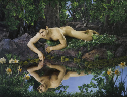 matthieu-charneau:  “Narcisse” by Pierre et Gilles. It will be showing at the Daniel Templon Galery in Paris between April 10th - May 31st, 2014.