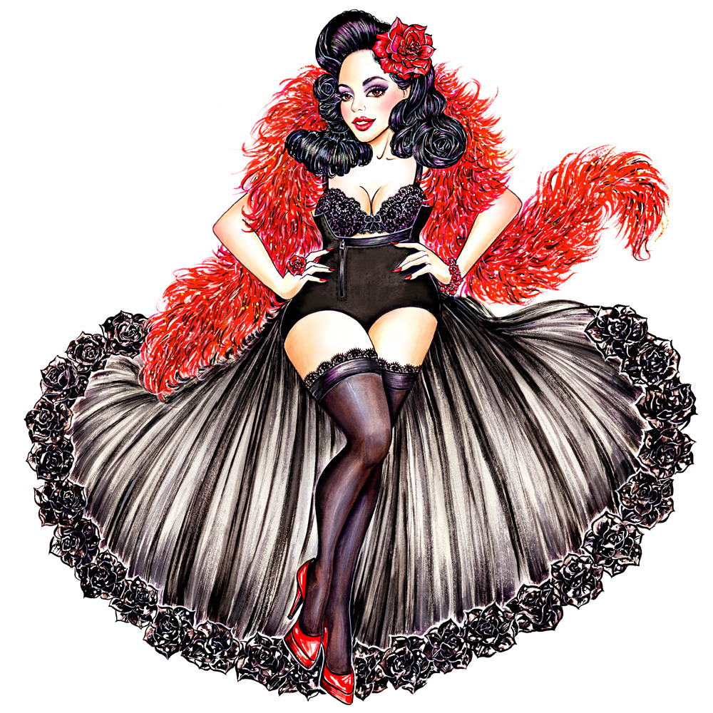sunnysgy:  Curvy DivasA series of three fabulous plus size girls commissioned by