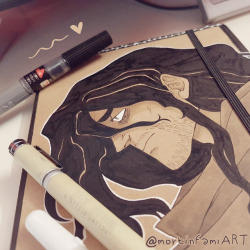 mortinfamiart:Aizawa sketchbook for my etsy,