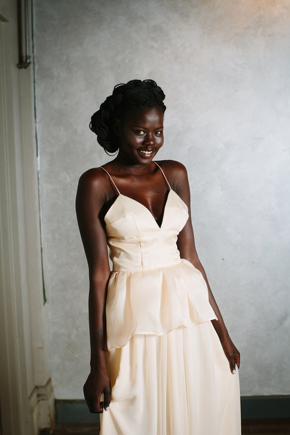 black-culture:  itsloudinsidemyhead:  Wedding dress by JillianFellers on Etsy. 