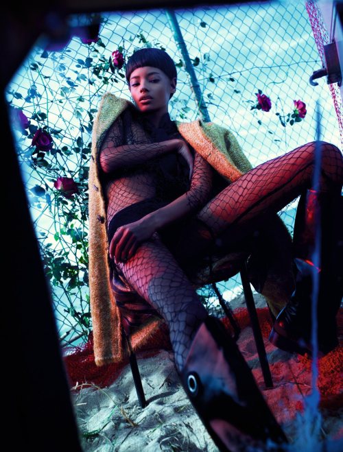 Malaika Firth by Txema Yeste for Numéro #159 Dec/Jan 2014.15