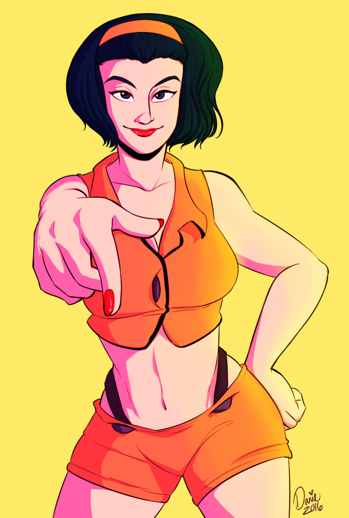 daniewuvsstrawberries:  Here’s a Faye Valentine drawing I did while I was in @magntaa‘s