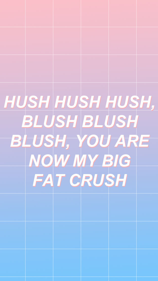 indie iphone wallpapers — the crush song // twaimz