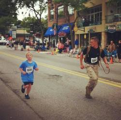 Sschadd:  For The 5K At The Venetian Festival In Charlevoix, Lcpl Kerr Opted To Run