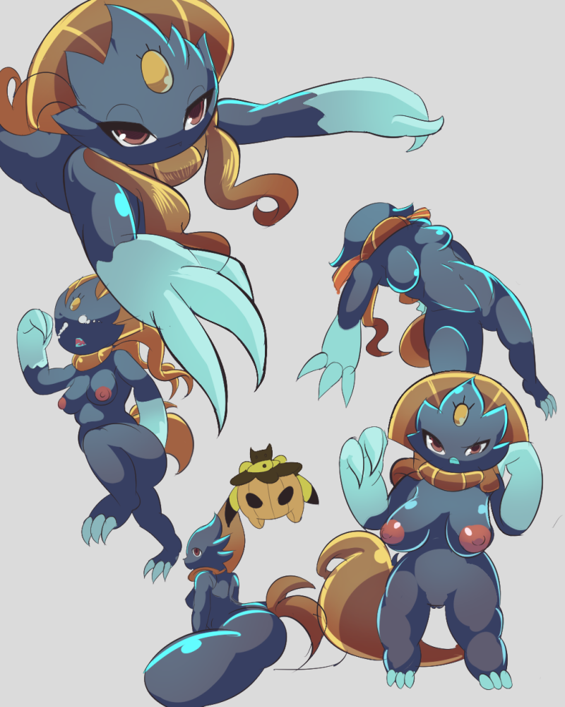 Warm ups.blame Liveforthefunk’s jiggypuff for the chibi influenced weavile.