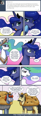 Askgamingprincessluna:  Ask Gaming Princess Luna 037 “And We’re Back! Thanks