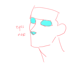 kelpls:  QUICK STUDY ON FACE PLANES omg i get so confused around where the light hits the cheek/jaw area squints