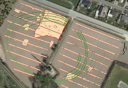 Did Stone Age people build a large labyrinth in Denmark?