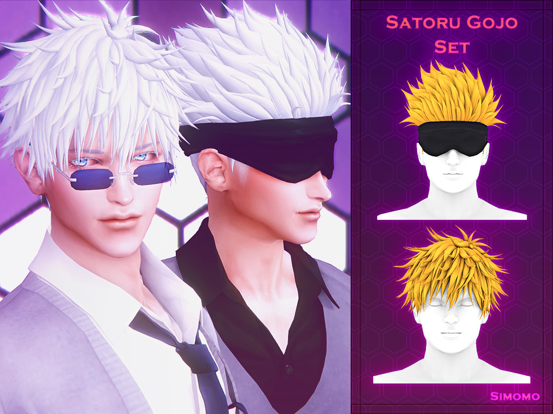 ~*Satoru Gojo Set*~ [Followers Gift] – @simsstoragehouse on Tumblr