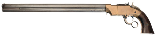 A rare New Haven Arms Volcanic pistol with 16 inch barrel, circa 1858. Estimated Value: $14,000 - $2
