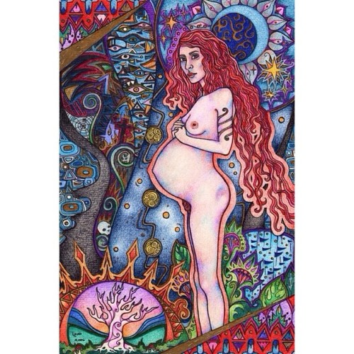 apegopr:  #amamantARTE #pregnancy #embarazo #lactancia #arte (at www.ApegoPR.com)