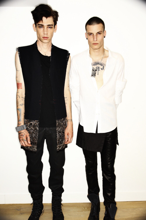 qomme:  Maison Martin Margiela SS14  Backstage   