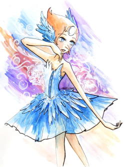 candypoppin:  I just love drawing Pearl in ballet poses :) P.S. Sorry for the lack of posting &amp; reposting this piece!  