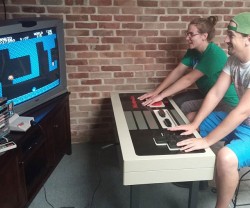 awesomeshityoucanbuy:  Functional NES Controller Coffee TableUse furniture to play your favorite Nintendo games by decorating your room with the functional NES controller coffee table. This handmade gem gives the room a unique retro feel while allowing