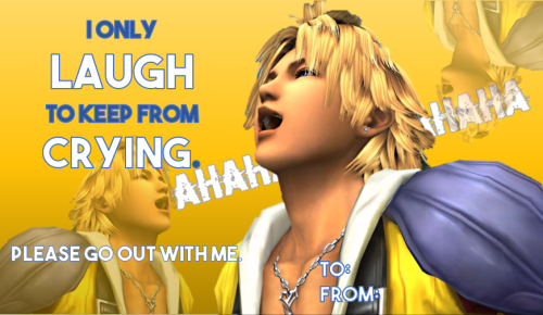 Have a few FFX Valentine’s Cards.