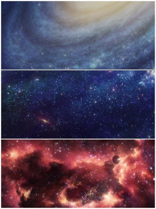 collage of space scenes