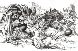 MARVEL COMIC BOOK ART