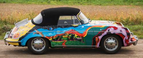  Porsche 356 SC Cabriolet “History of the Universe” Art Car, 1964, by Janis Joplin.