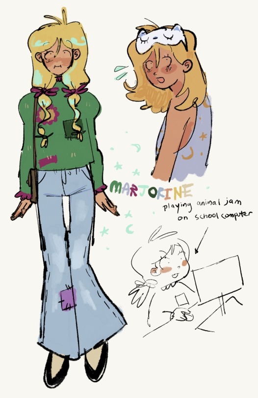 Teen Marjorine , I Love Weird Girls With Braids