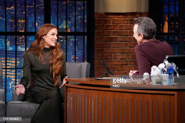 Late Night with Seth Meyers, March 2, 2023 - Riley Keough