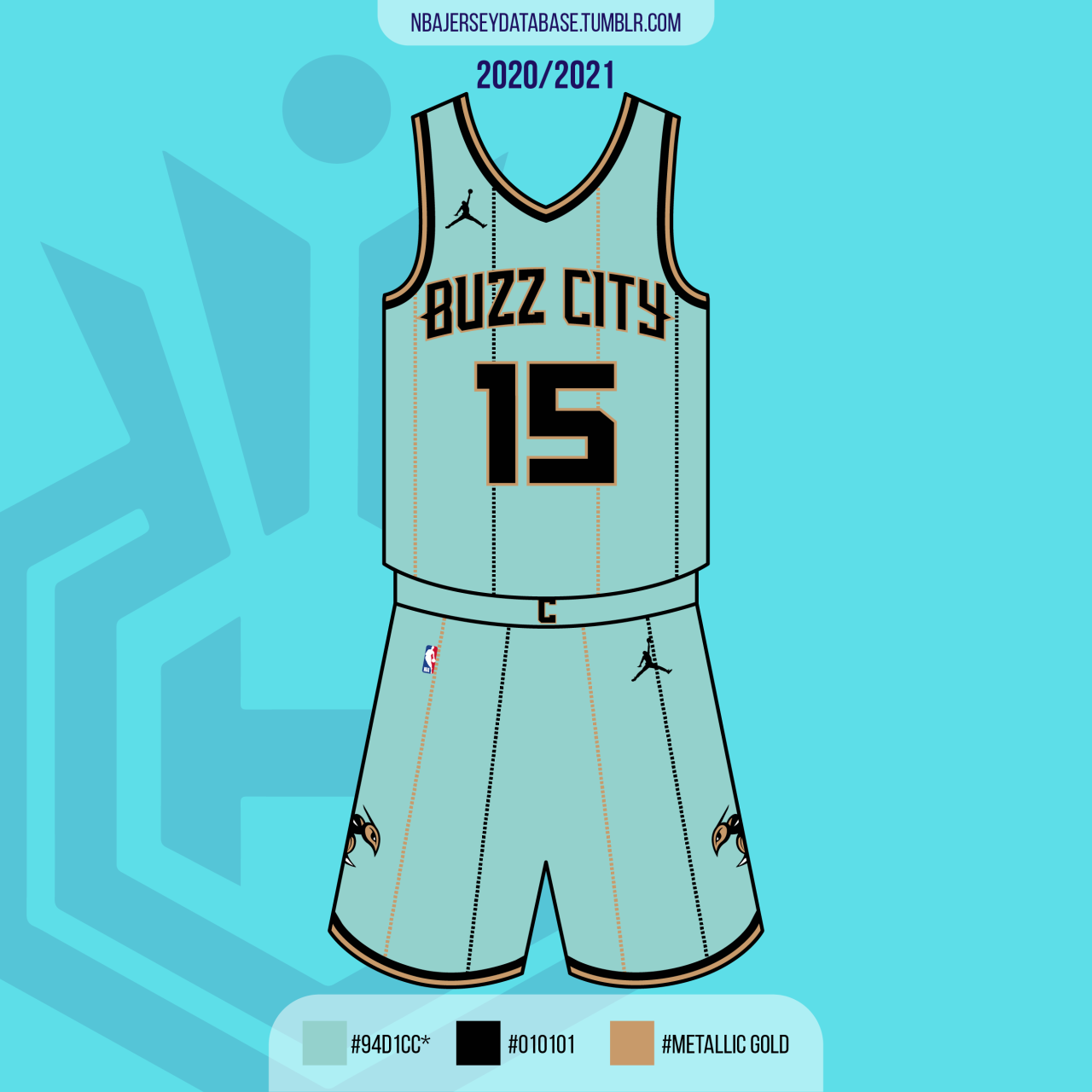 NBA Jersey Database, Charlotte Hornets 2020-Present