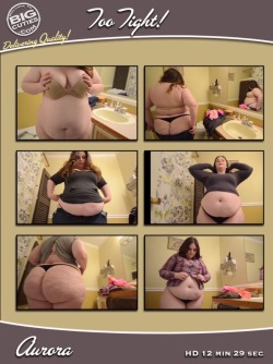 bigcutieaurora:  Check out my newest set at aurora.bigcuties.com (: This is my first clothing try on set and it was quite the challenge to say the least! My clothes from last year are definitely too tight for my wide hips and beautiful belly (;