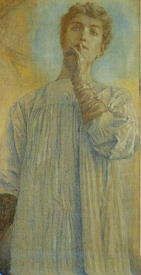 lacalaveracatrina:Fernand Khnopff - Silence,1890.