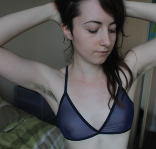 luna-fae:  My dreads are just over a month old, hoorah! Feeling very proud today, so spent the afternoon taking photos in my favourite bra… Complete with furry pits! :3 Happy Monday!  Wow.. Breath taking