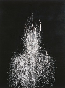 arpeggia:  Ian Crawley - Here We Go (Triptych) (detail), 1997, scratchboard, 28” x 68” | More posts 