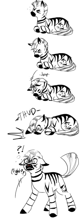 ask-ickle-muse:  askmewponies:   (time to embarrass zeebs)    X3 D'aww~!