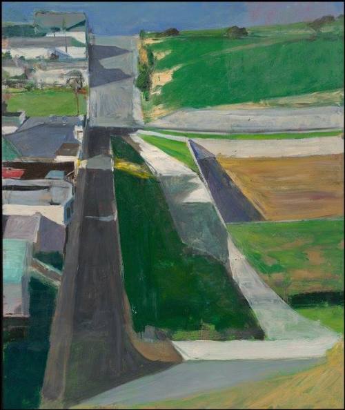 sfmoma:  Ah, the first day of spring. Cheers to the rain we’ve had and the grass becoming greener, and to the creativity that beautiful weather inspires![Richard Diebenkorn, Cityscape # I, 1963]