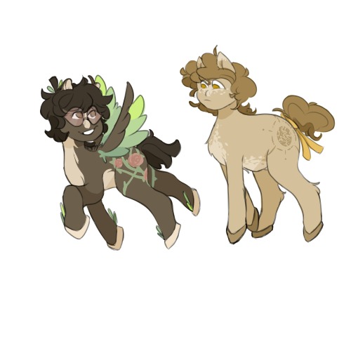 Cringe culture is dead and I saw a trend on tiktok so here are some ToA ponies I drew at 11 o’ clock