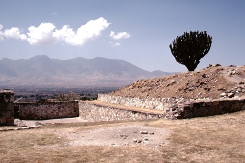 Yagul Ruins, Just East of Oaxaca, 1982.Less frequently visited than nearby Mitla or Monte Alban on t