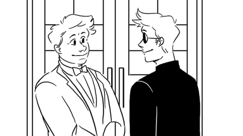 eliotlime:Stills from my Good Omens animatic!