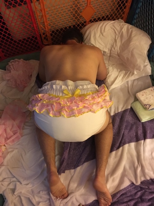 badlilblubunny: Almost two years in and I still can’t get over what an adorable sissy baby I h