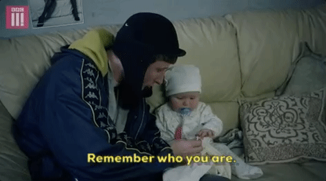 “Nan, is that you?"  When you believe in reincarnation. 