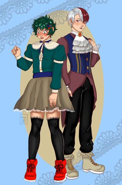 breadlordjess: Finally finished the first of the My Hero Lolita couple pieces I’ve been working on! 