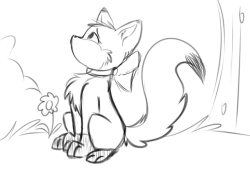 meowmavi:Little Fox. ~ Today is my sketchy