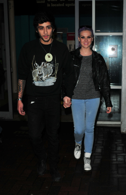 fuckyesharry: Zayn and Perrie in Cheshire - 03/02 (HQ)